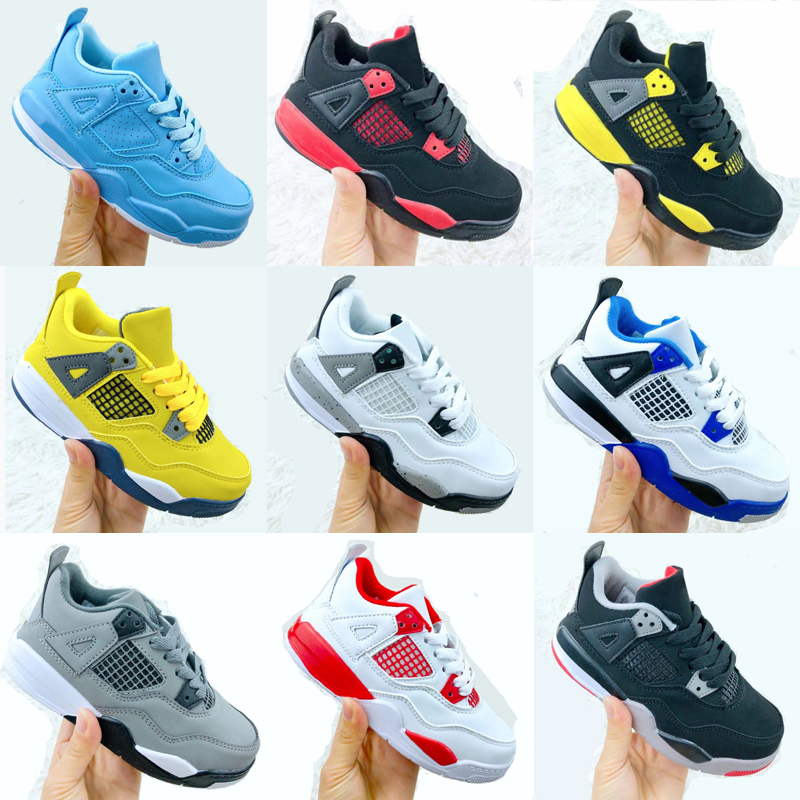 

Top quality Infants Jumpman 4 4s PS kids Basketball Shoes university blue bred sail what the pink fire red royalty men women designer sneakers Trainers EUR 26-35, As photo 8