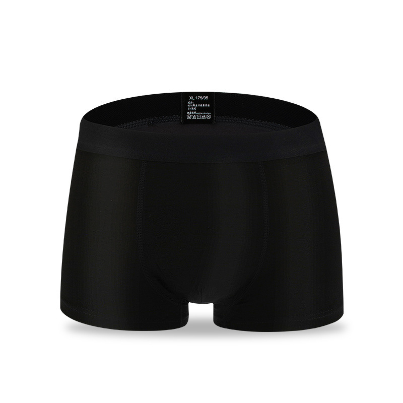 

Men Pouch Underwear Underpants Modal Trunks Separate Pouches Soft Breathable Boxer Briefs, Yellow