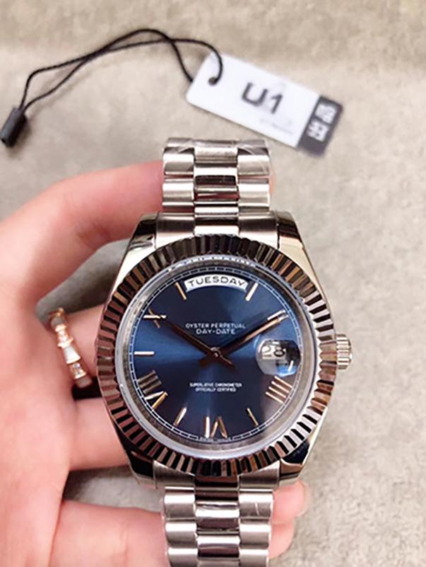 

U1F Mens Watches Wristwatches Mechanical Automatic Sapphire Glass 41MM Stainless steel Original Clasp, Waterproof link