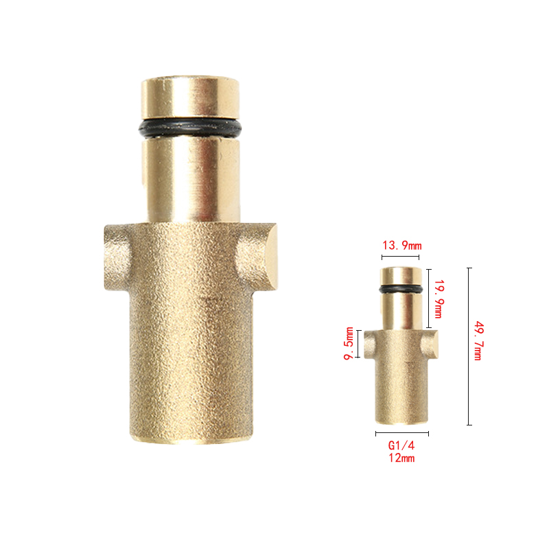 

High-Quality Pressure Washer 1/4" Quick Connector Adapter Fitting for Nilfisk Gerni Series