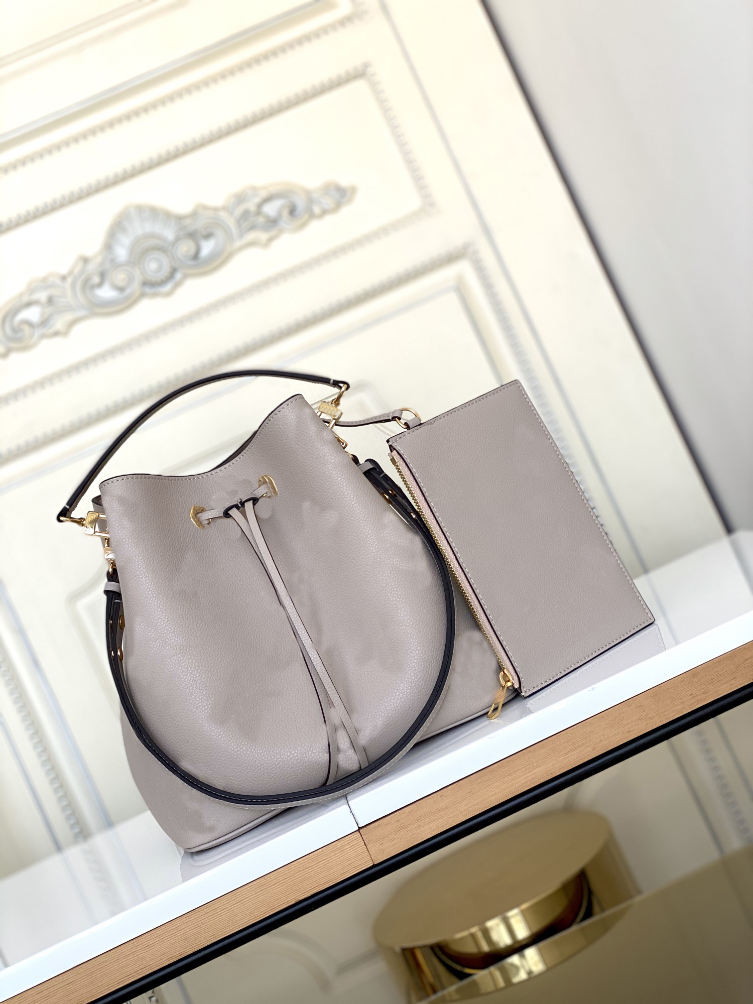 

Designers Handbag Luxurys Bag handbags High Quality Ladies Chain Shoulder Patent Leather Diamond Evening Bags Cross body Totes M45555, Apricot