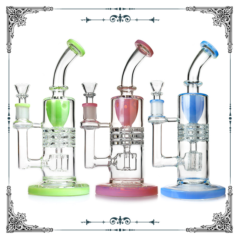 

Recycler Bong with Matrix percolator Hookha glass waterpipes smoking hookahs water recycler bongs oil rig bubbler