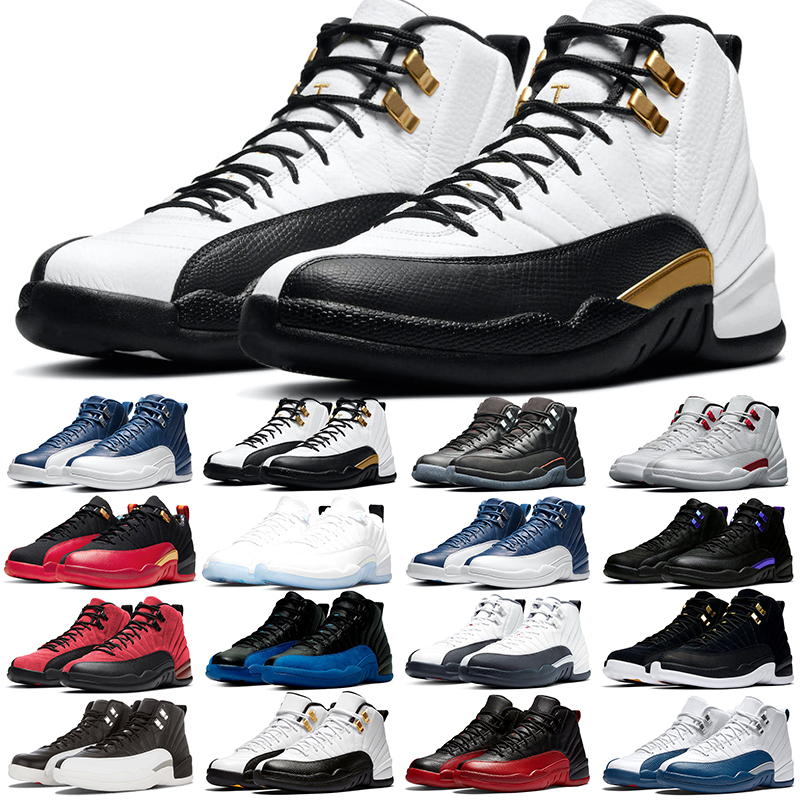 

Jumpman 12 12s Basketball Shoes Men Royalty Utility Twist Lagoon Pulse Reverse Flu Game Dark Grey Concord University Gold Mens Trainers, #12 fiba