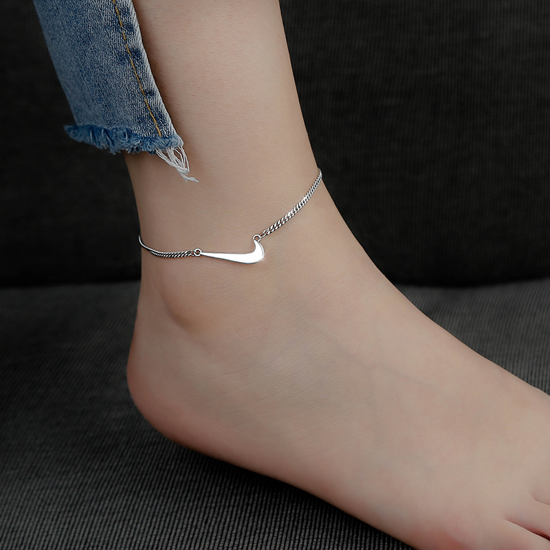 To hook anklets Venus red anklets anklets female niche design new tide silver-image-708894670