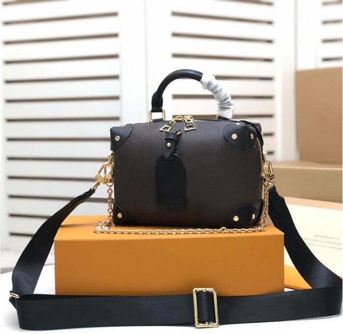 

Handbags womentotes Petite Malle Souple bag Women strap fashion purses womens bags handbags removable shoulder Bags M45571 M45531zly