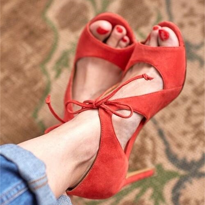 

sandals the transport of the red drop naked black suede cross lace to peep toe stiletto woman hollow heel out high heels casual sandals n7ki