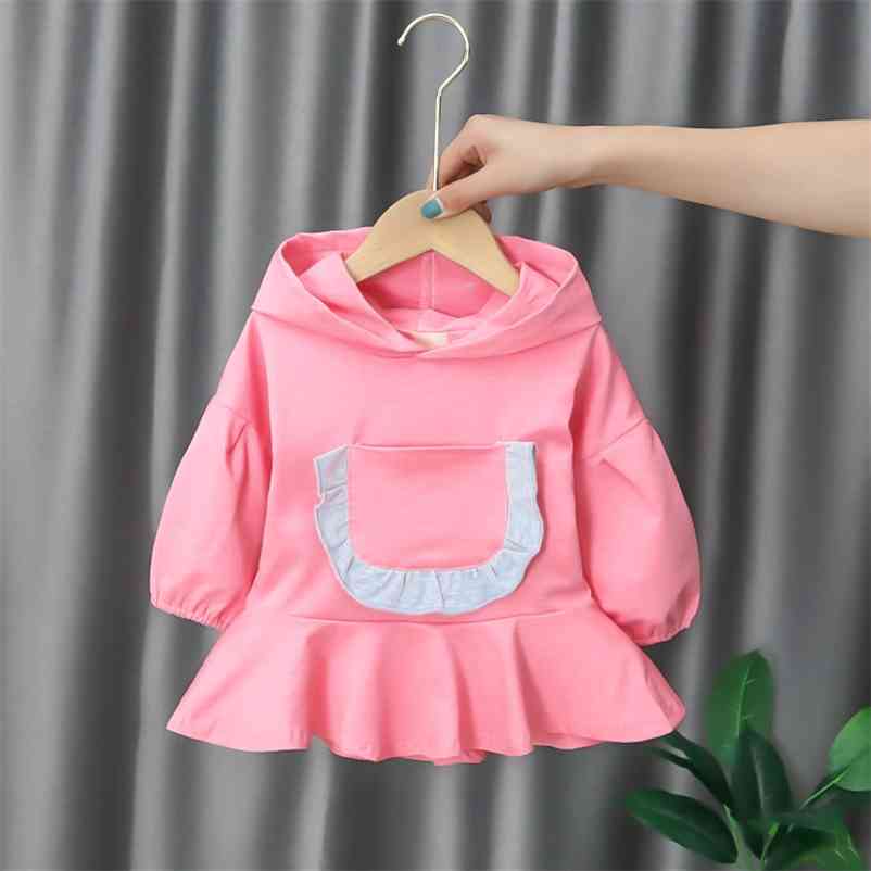 

Girls Cute Knitted and Mesh Patchwork Princess Dress Children's Clothes Long Sleeve Fashion Elegant Clothing 210429, Az2448pink