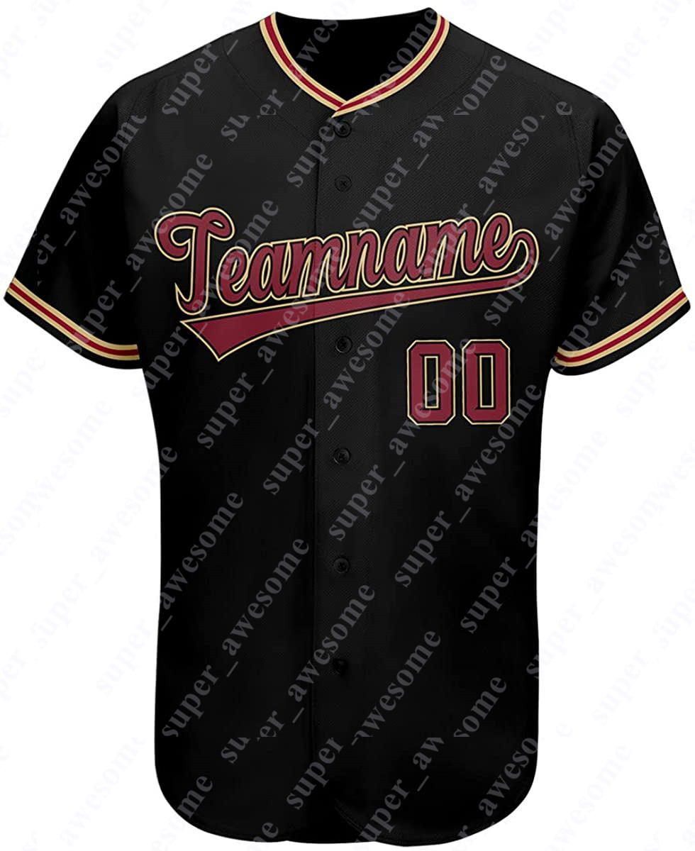 

Custom Baseball Jersey Personalized Printed Hand Stitched Arizona Baseball Jerseys Men Women Youth