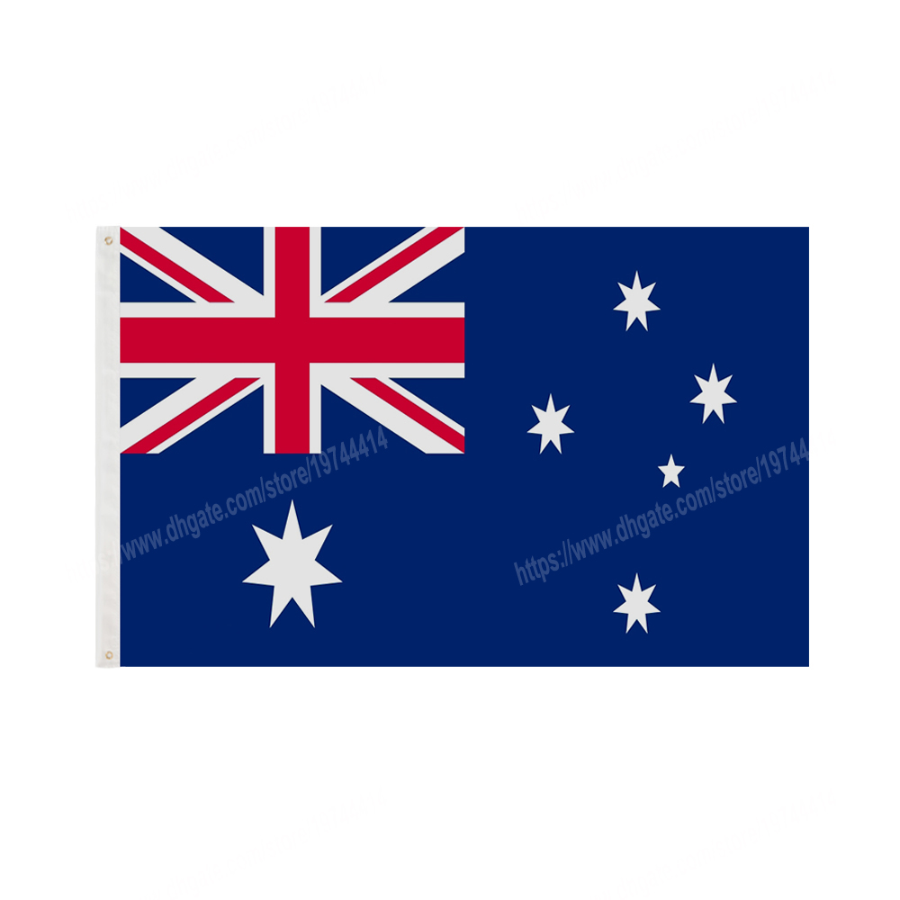 

Australia Flag National Polyester Banner Flying 90 x 150cm 3 * 5ft Flags All Over The World Worldwide Indoor And Outdoor