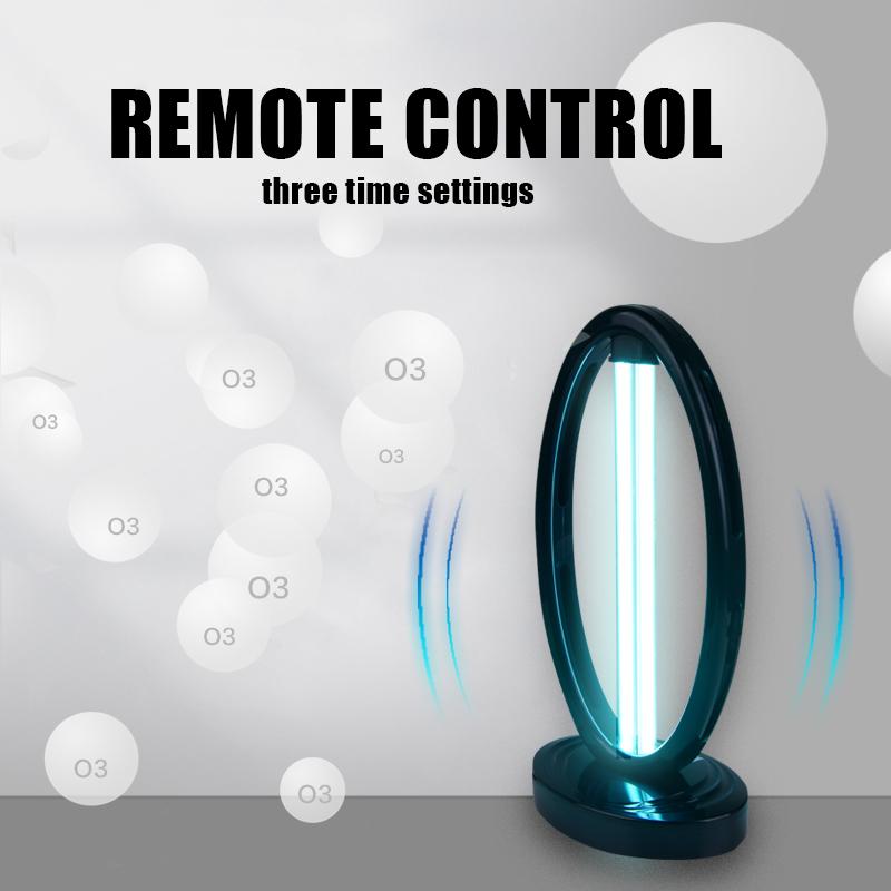 

Ultraviolet ozone disinfection lamp UVC remote control 36W home office room bedroom