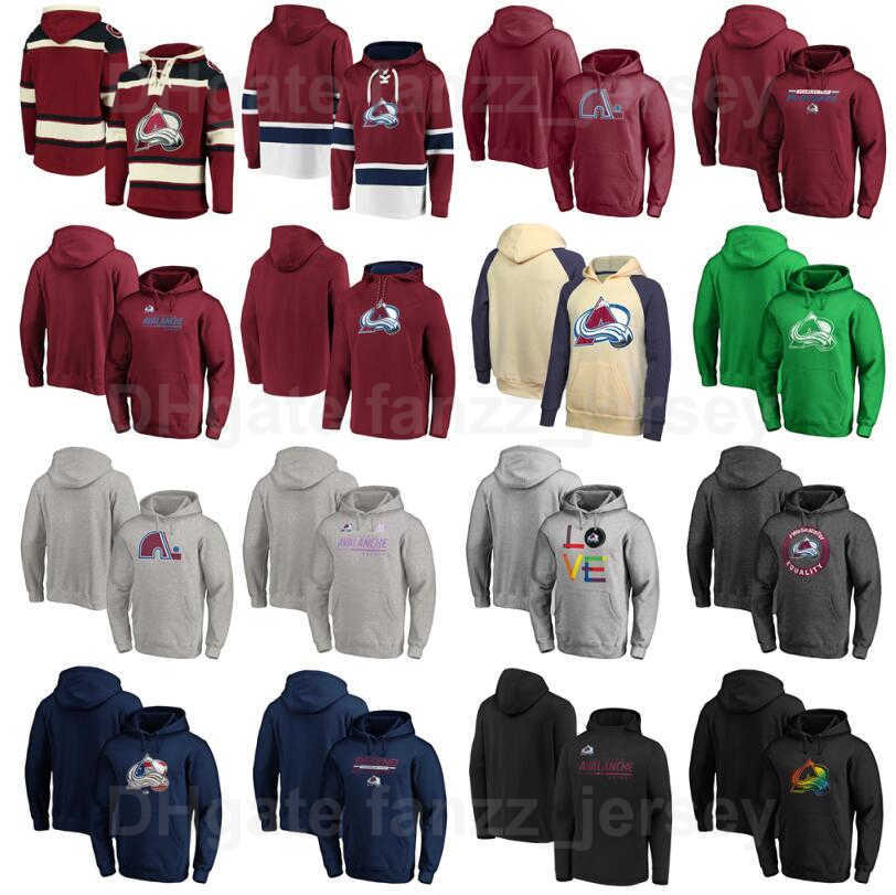 

Pullover Hockey Colorado Avalanche Hoody Jackets Sport 8 Cale Makar Hooded 29 Nathan MacKinnon Hoodies 92 Gabriel Landeskog Sweatshirts 96 Mikko Rantanen, 13
