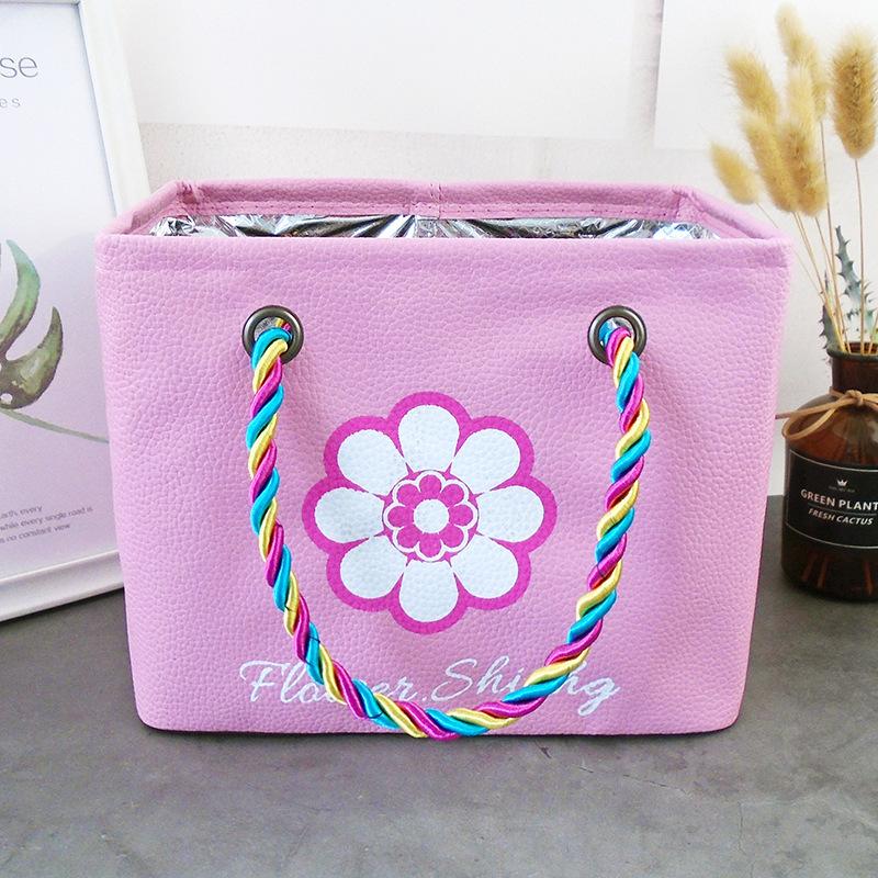 

Flower Bath Basket Portable Bag Female Travel Capacity Cosmetic Bags & Cases