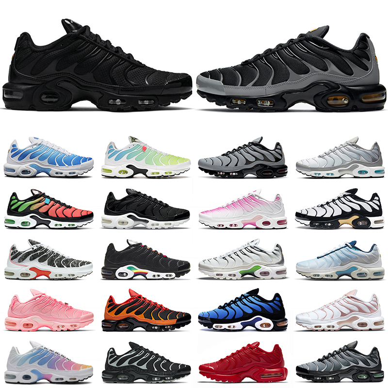 2022 tn plus men women running shoes Black Corduroy White Volt Bat Wolf Grey Olympic Psychic Blue Crater Pimento Rainbow mens trainers outdoor sneakers