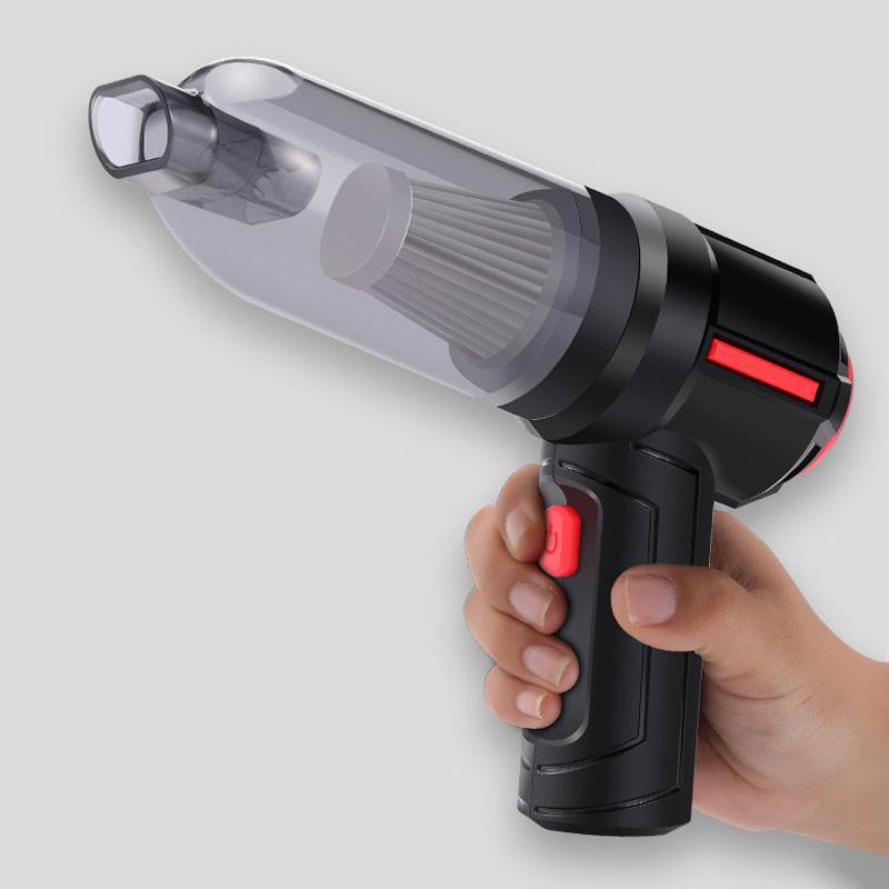 

Car Organizer Vacuum Cleaner Blower Wireless Charging Portable Handheld Household Wet And Dry Dual-use