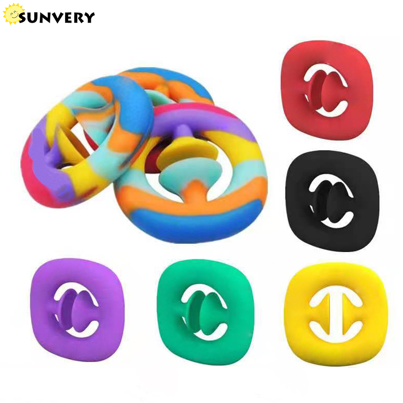 

SNAPPERZ Squeeze Unzip Hand Grip fidget toys simple dimple tie dye popit Sensory for Adult Squishy Arrow Pinch