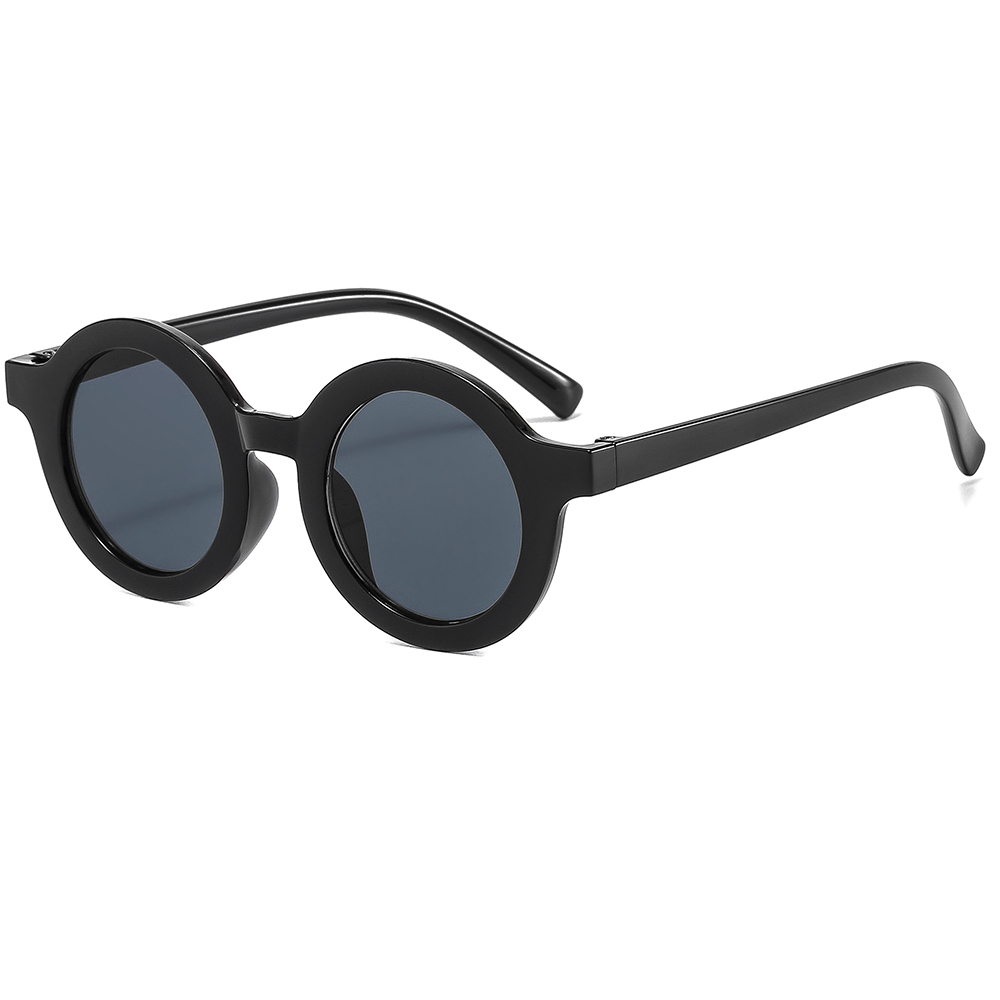 

classic high quality Children's sunglasses for boys and girls cool gradient reflective round sun glasses