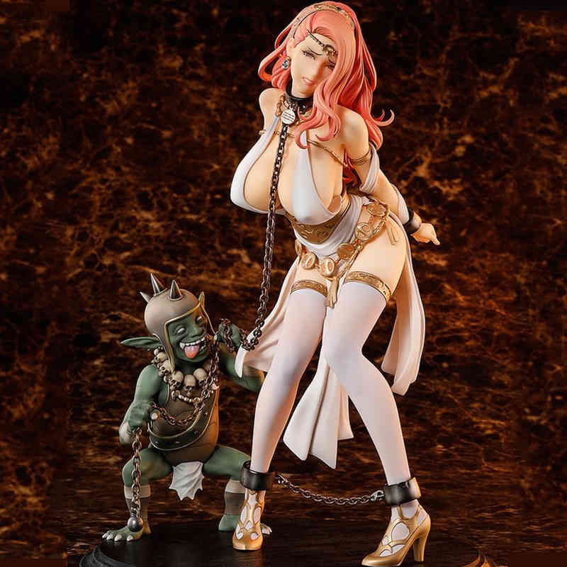 

2019 new 27cm Native FROG Farnellis Goblin Sexy girls Anime PVC Action Figures toys Anime For Kids children Christmas Gifts X0503, Khaki