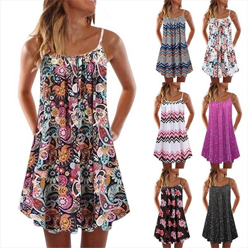 

floral printed spaghetti strap o women dress nevk sleeveless mini ladies summer vintage vestidos, Black;gray