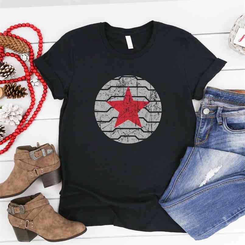 

Winter Soldier Shirt Falcon & WS Tee Mcu Superhero  Bucky Barnes Vintage Retro Graphic Gift for Fans 210708, Black