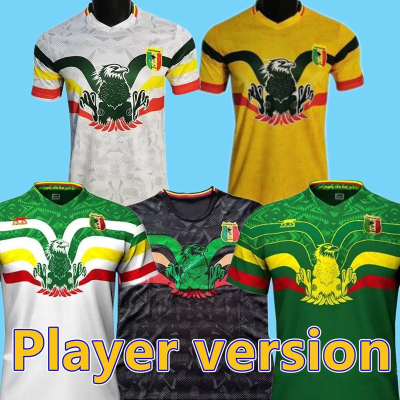 

Player Fan 22 23 Mali Soccer Jerseys National Team Bissouma Fofana El Bilal Camara Haidara Hamary.T Home Away 2022 2023 Africa Cup Football, Black;yellow