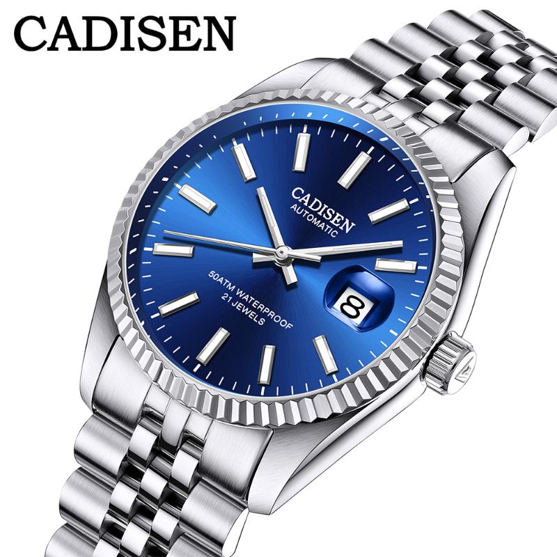 

Men Mechanical Watch Seagull Movement Automatic 50M Waterproof Wrist Relogio Masculino Luminous Wristwatches, C8053 - 3