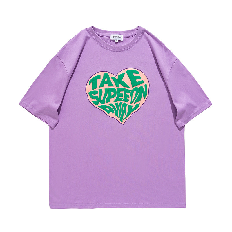 

t shirt letter love print short sleeve women's loose summer 2021 korean couple's, White;black