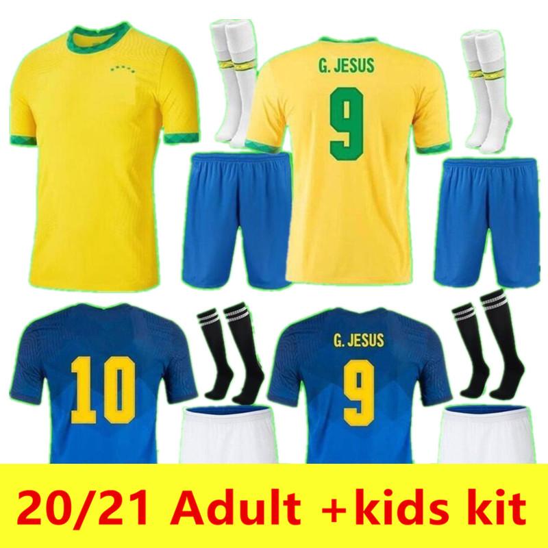 

menBrasil soccer jerseys 21 22 Carlos Romario Ronaldo Ronaldinho camisa de futebol BraziLS RIVALDO ADRIANO 2022 Adult Kids Full kits+sock, Black;yellow