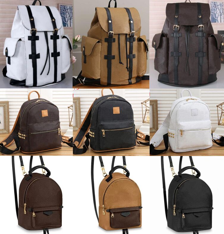 

Fashion Backpack Designer Rucksack Double Shoulder Straps Backpacks Men Women School Bag Leather Bags Lady Purses Duffle Luggage fenhongbag