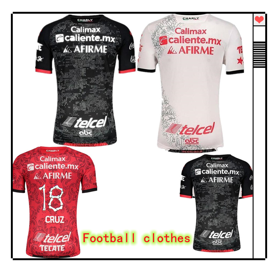

20 / 21 jerseys Mexican men's football shirt home and away stadium high quality clothes Club Tijuana xolos special star in stock S- XXL, Black;yellow