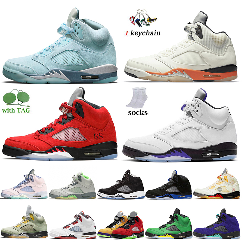 

Jumpman 5 Basketball Shoes UNC University Blue 5s Aqua DJ Khaled x We The Bests 2022 PRFC Concord Green Bean Jade Horizon Raging Bull Racer Blue Mens Trainers Sneakers, B10 bluebird 40-47
