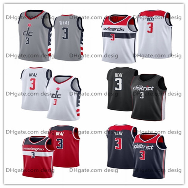 

Men Washington Wizards City Edition Swingman Basketball Jersey Bradley Beal, Black
