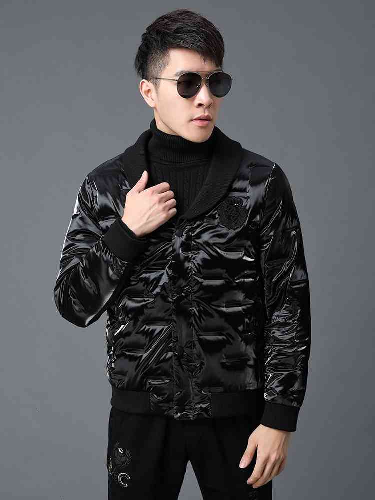 

Men's Down & Parkas Casual Outerwear Snow Warm Turndown Collar Brand Coat White Duck Men Winter Jacket Ultralight M-4XL O0ZQ# DC8Q, 1# shoe box