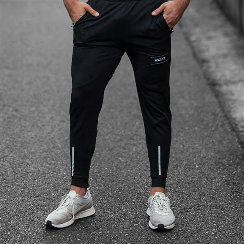 

joggers sweatpants slim sports women pants solid color gyms workout cotton sportswear autumn men trouser fitness track, Black