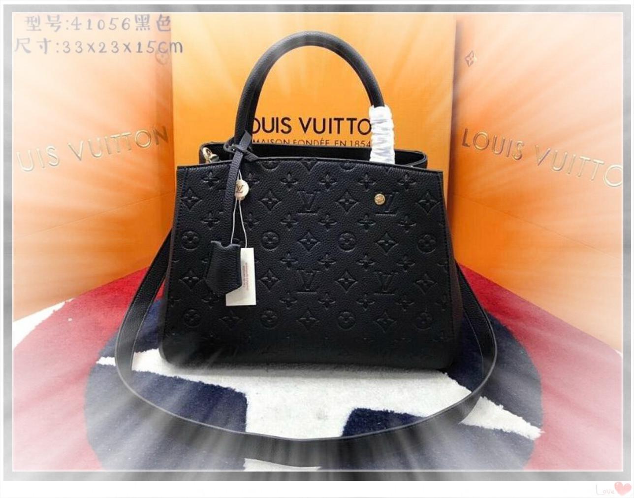 

lv LOUIS BAG VITTON Designers women MONTAIGNE BB handbag Leather totes purse bag crossbody luxurys womens shouler bags fashi, Red;black