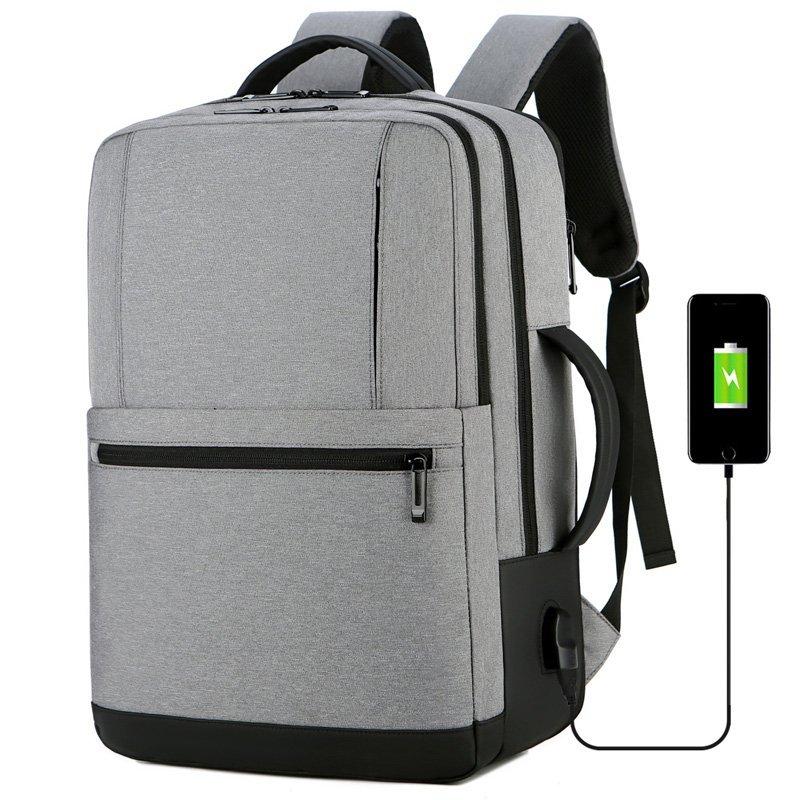 

Backpack Unique High Quality 15.6 Inch Laptop Men Casual Waterproof Travel Fashion School For Teenagers, Black