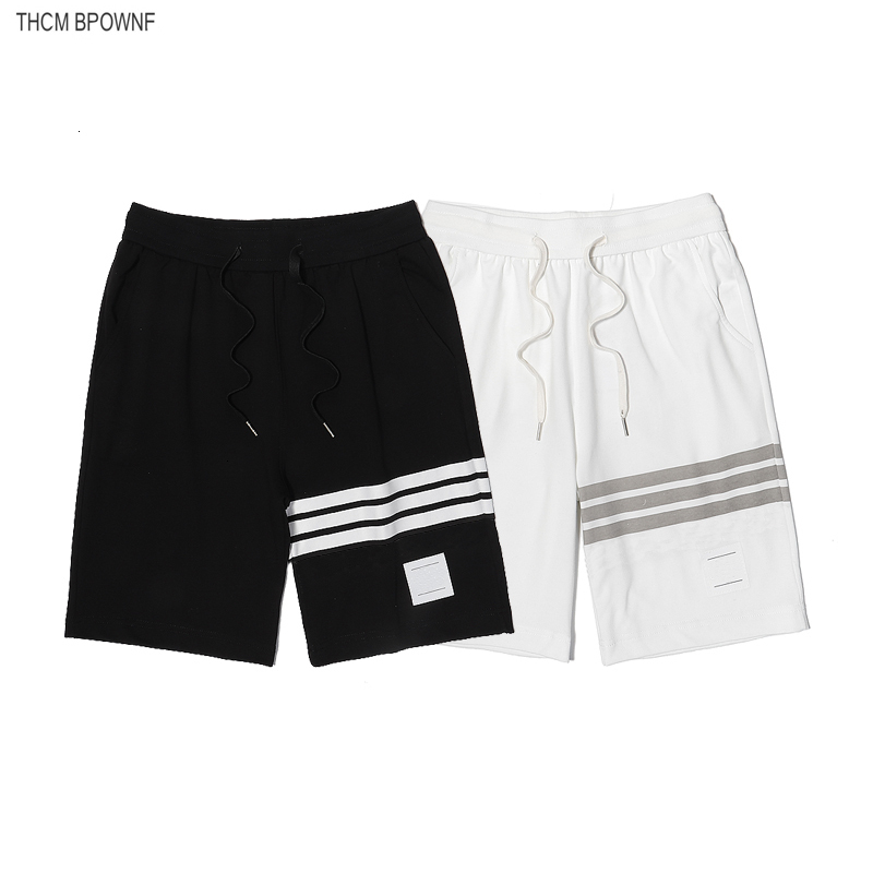 

Fashion 2021 Side Webbing Summer Shorts Drawstring Trendy Sports and Leisure Hit Color Men's and Women's Beach Pants, 01