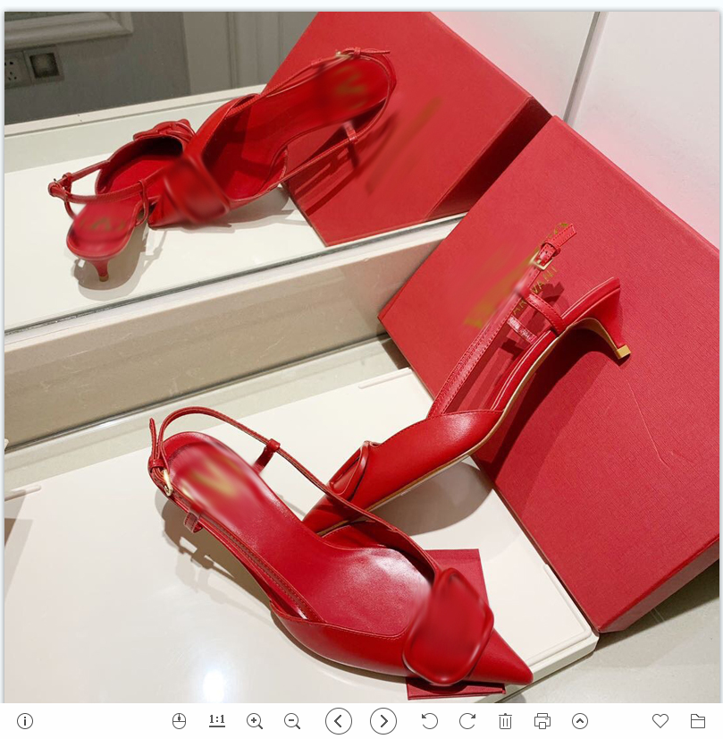 

2021 Good Quality Fashion Women Luxurys Designers Shoes Designer Sandals Womens Luxury High Heels Sandal Dress Shoess With Box Size 35-41 -G400, Red