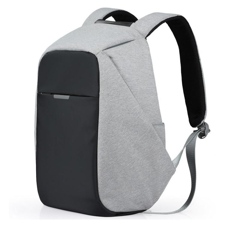 

Backpack Unisex Men Women School Bag Boys Girls Satchel 15.6 Laptop USB Charge 2021 Trend Fashion 17 18 Inch M5510, Gray