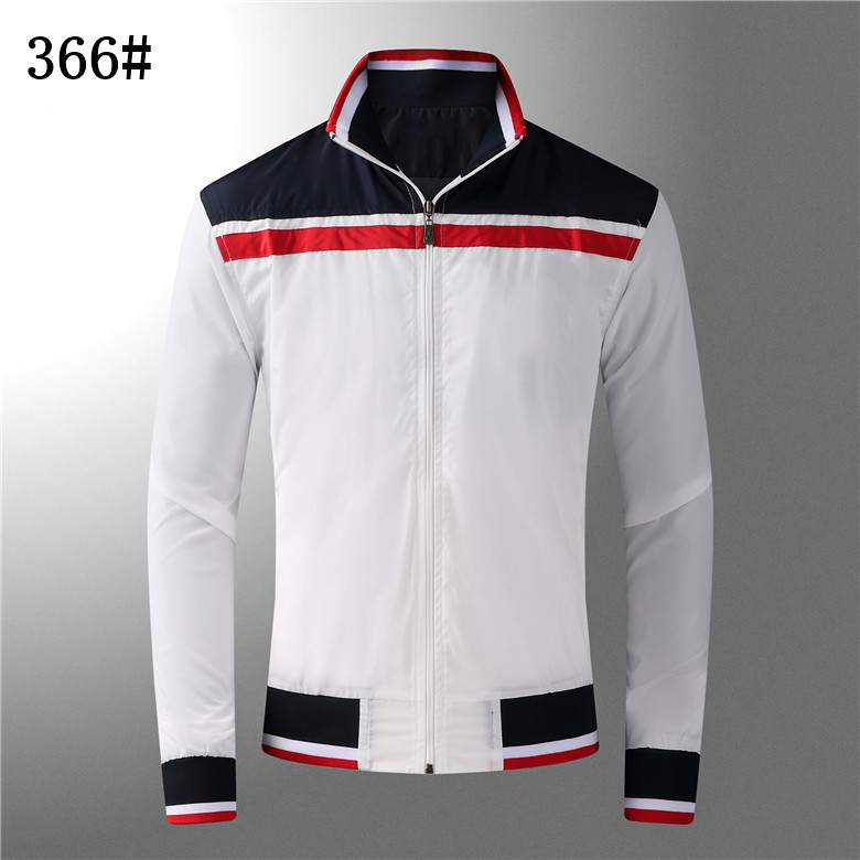 

USA men's Polo jacket with striped patchwork golf blazer