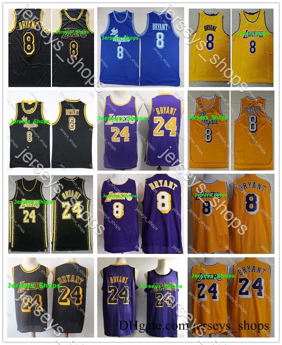 

Mens Los Angeles Lakers Throwback Jersey 8 24 Bryant Yellow Basketball Jerseys Basketball Shorts Youth blue, Black;red