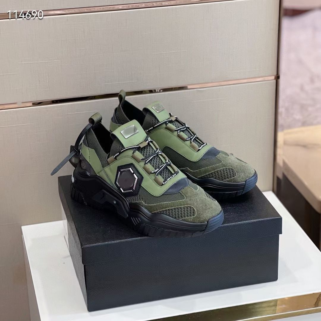 

2021 Velvet mens casual shoes genuine leather triple black white university red pink platform men women luxury designer sneakers chaussures aaa00499