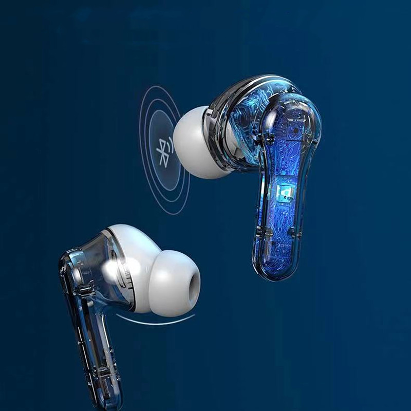 

TWS Wirless Earphone earphones Chip Transparency Metal Rename GPS Wireless Charging Bluetooth Headphones Generation In-Ear Detection For Cell Phone.., White