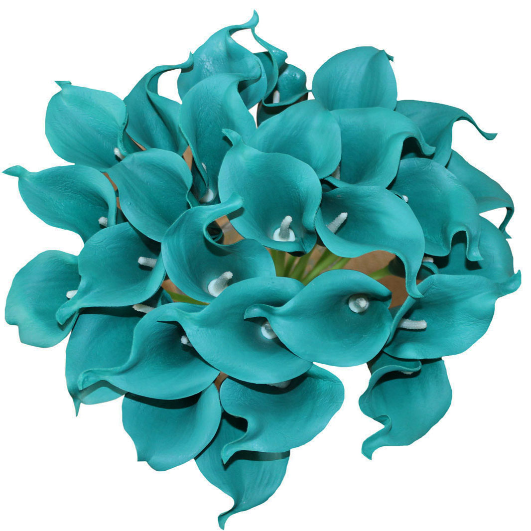 100pcs Calla Artificial Flowers Fake Callalily Wedding Bouquet Home Table Centerpieces Decoration Party Callas Lily in Vase Whole Sale 40 Colors-image-695914758