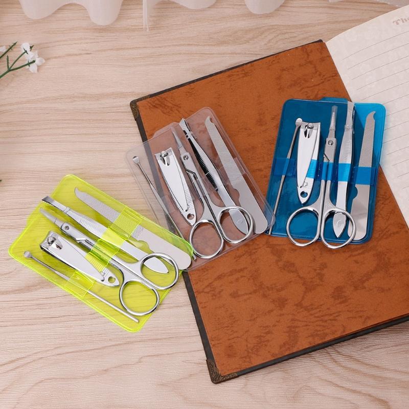 

Nail Art Kits 5 Pcs Care Clipper Cutter Manicure Kit Pedicure Nails Travel Gift Set