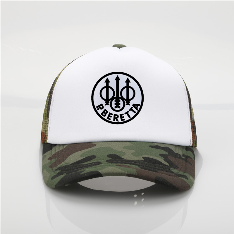 

Military fan Beretta Gun Logo Baseball Caps Summer hat Fashion hip hop hat Men Women hats, Red