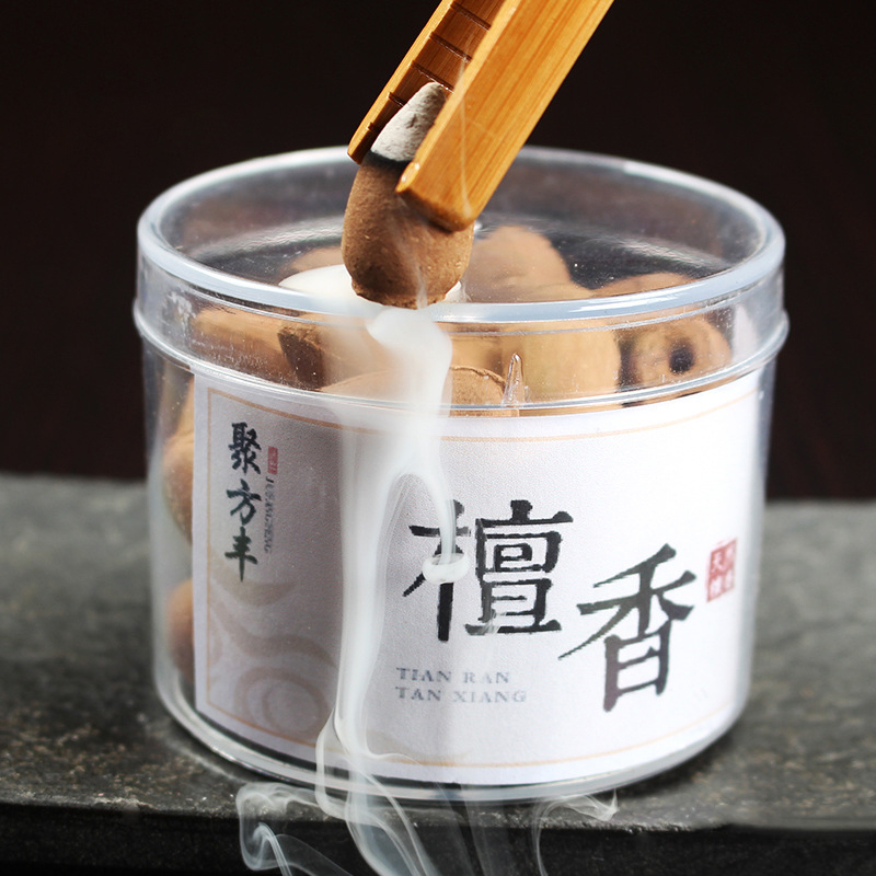 

Natural Smoke Tower Cone incense Sandalwood Agarwood Hollow Cone Gift Box Backflow incense 40pcs/Box Free DHL