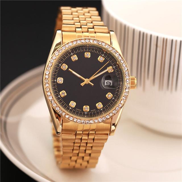

High Quality Brand Mens Womens Diamond 36mm Watch Watches Auto Date Master Steel Band Men Women 008 Wristwatches, Slivery;brown