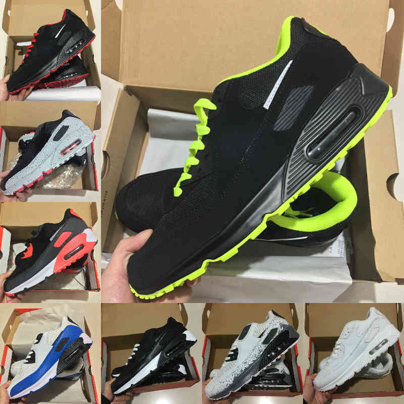 

Sale High Quality 2021 New Airs Cushion 90 Running Shoes Cheap Men Women Black White 90s Classic Airs Designers Trainer Outdoor Sports Shoe S15