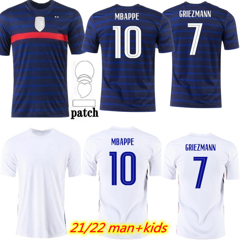 

2021 france soccer jersey home away GRIEZMANN BENZEMA MBAPPE KANTE 20 21 POGBA shirt Maillot de football Dembele GIROUD Kimpembe PAVARD homm, Black;yellow