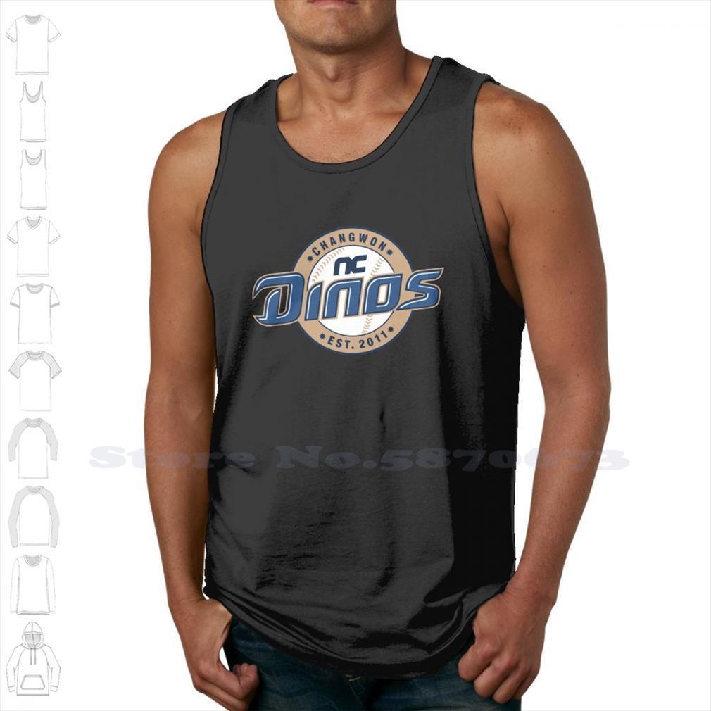 

selling nc dinos summer funny tank sleeveless vest for men women stuff, White;black